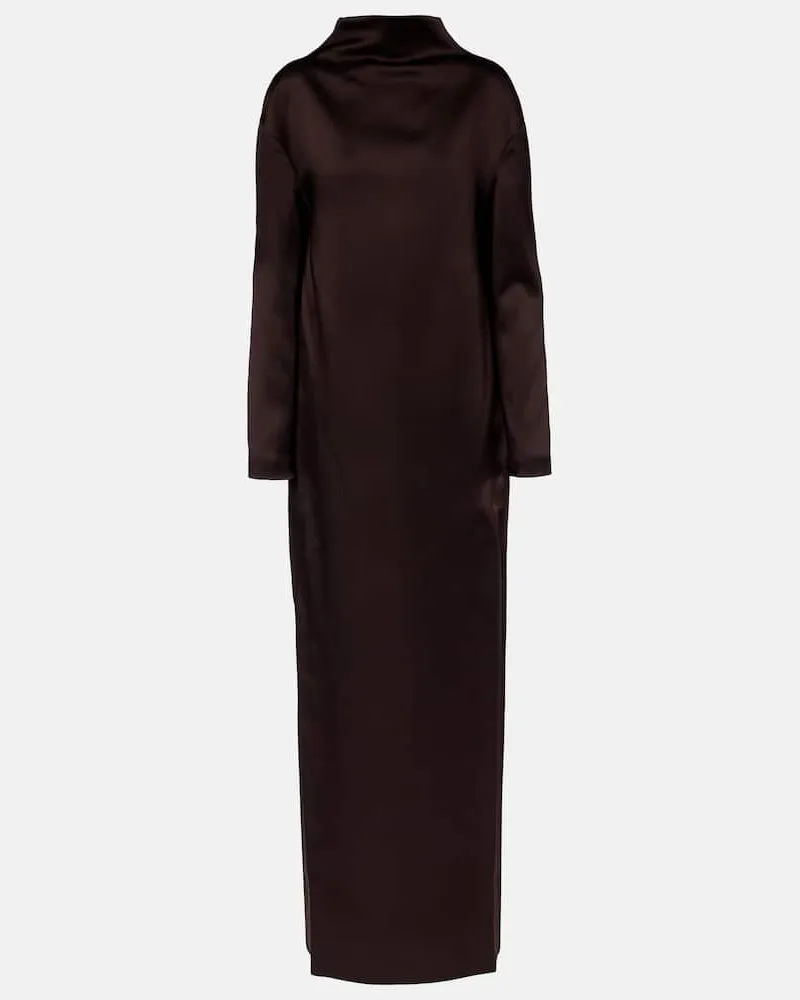 Tom Ford Robe aus Satin Braun