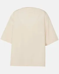 Totême T-Shirt aus Baumwoll-Jersey Nude