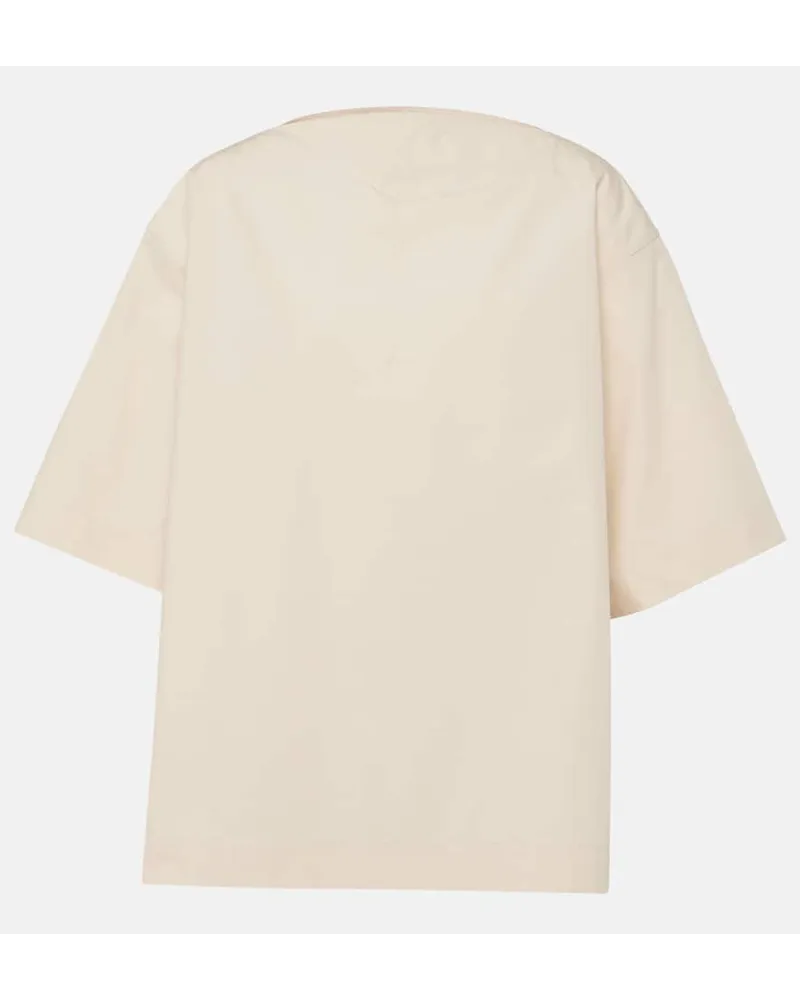 Totême T-Shirt aus Baumwoll-Jersey Nude