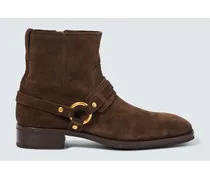 Bikerstiefel Cavendish aus Veloursleder