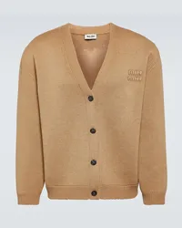 Miu Miu Cardigan aus einem Wollgemisch Beige