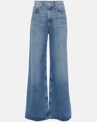 Citizens of humanity Mid-Rise Wide-Leg Jeans Paloma Blau