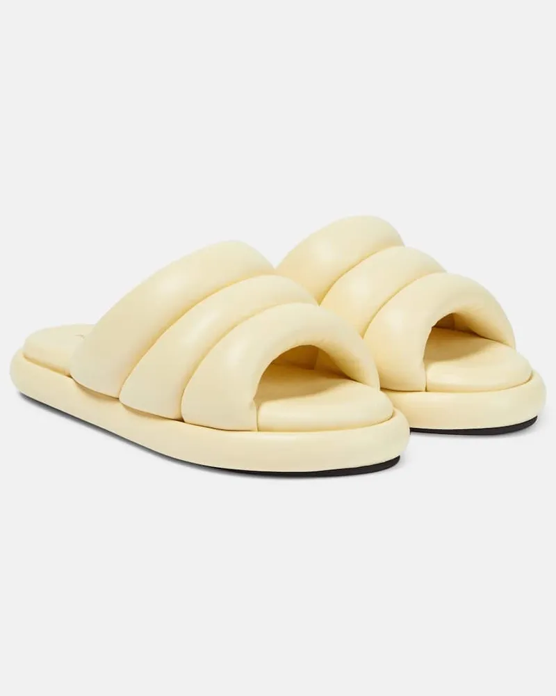 Proenza Schouler Pantoletten Arc aus Leder Neutral