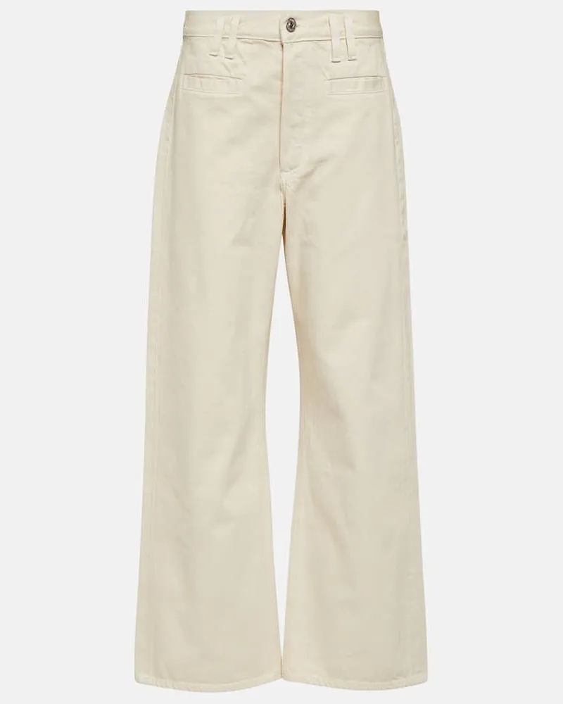 Citizens of humanity High-Rise Wide-Leg Jeans Gaucho Weiã
