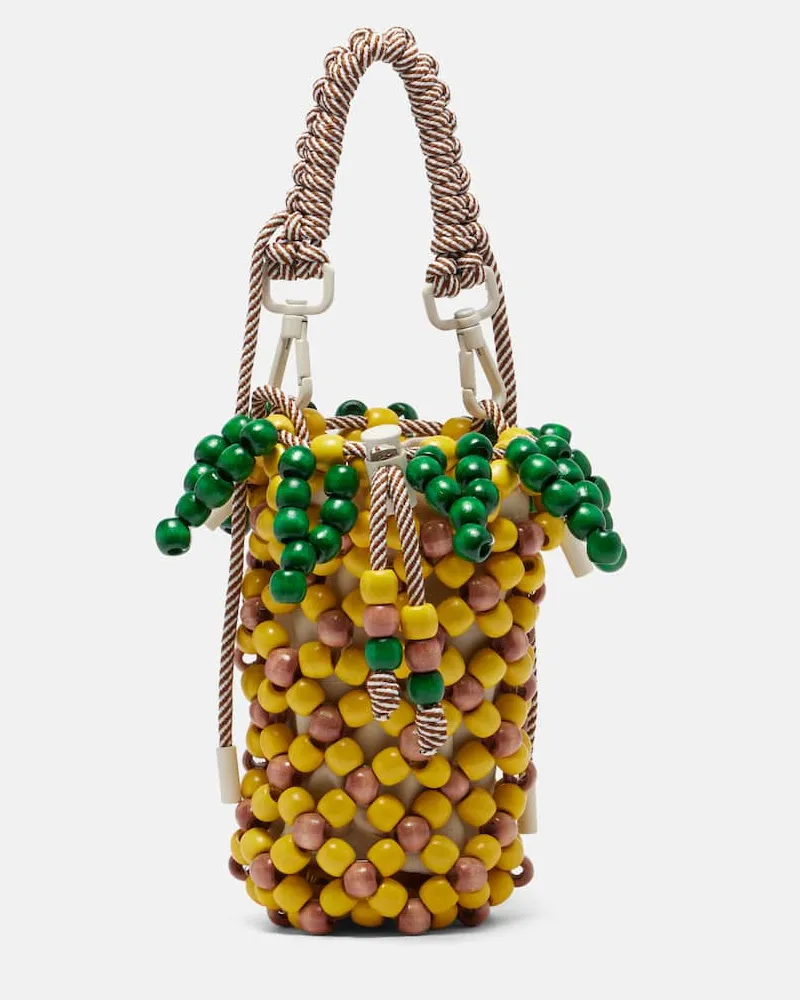 ALEMAIS Alémais Henkeltasche Pineapple Mini Gelb