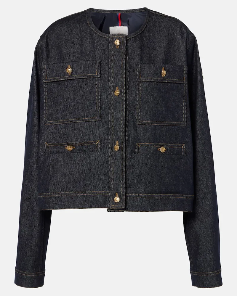 Moncler Jeansjacke Tencin Blau