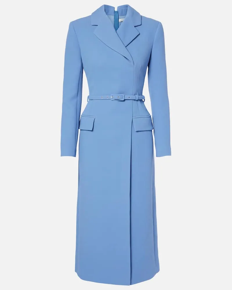 EMILIA WICKSTEAD Midikleid Kalonice aus Crepe Blau