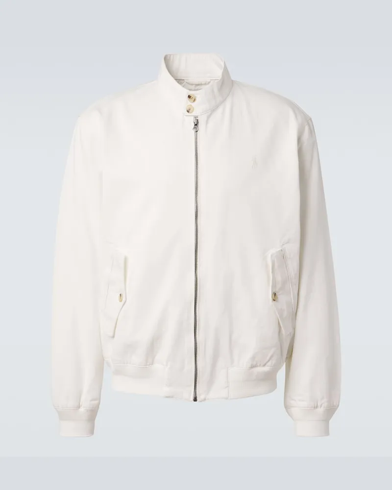 Ralph Lauren Windjacke aus Baumwolle Weiß