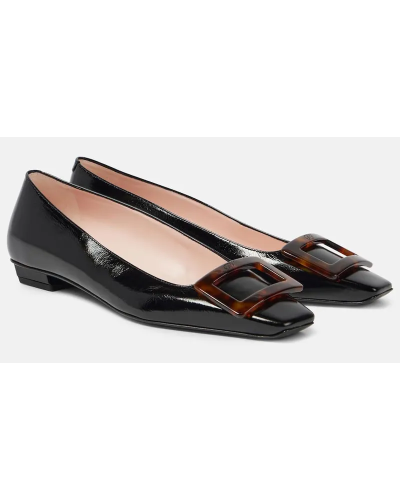 Roger Vivier Pumps Belle Vivier 25 aus Lackleder Schwarz