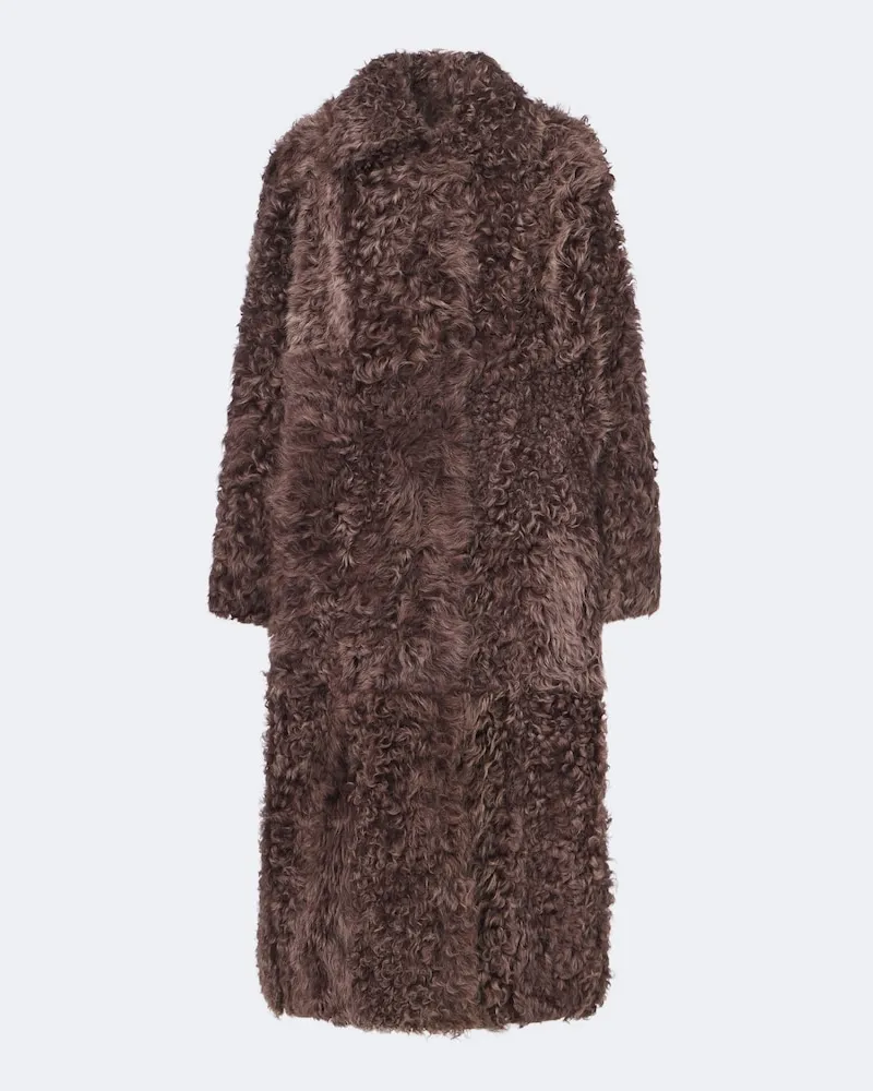 Arma Wendbarer Mantel Cristina aus Shearling Braun