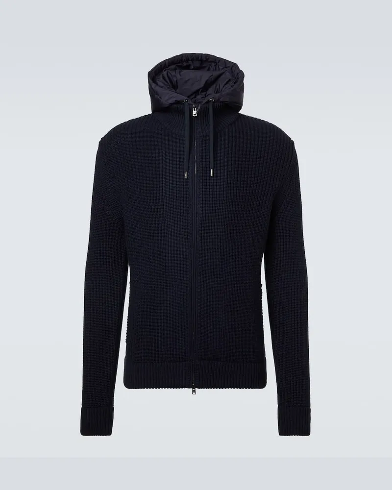 Herno Jacke aus Wolle Blau