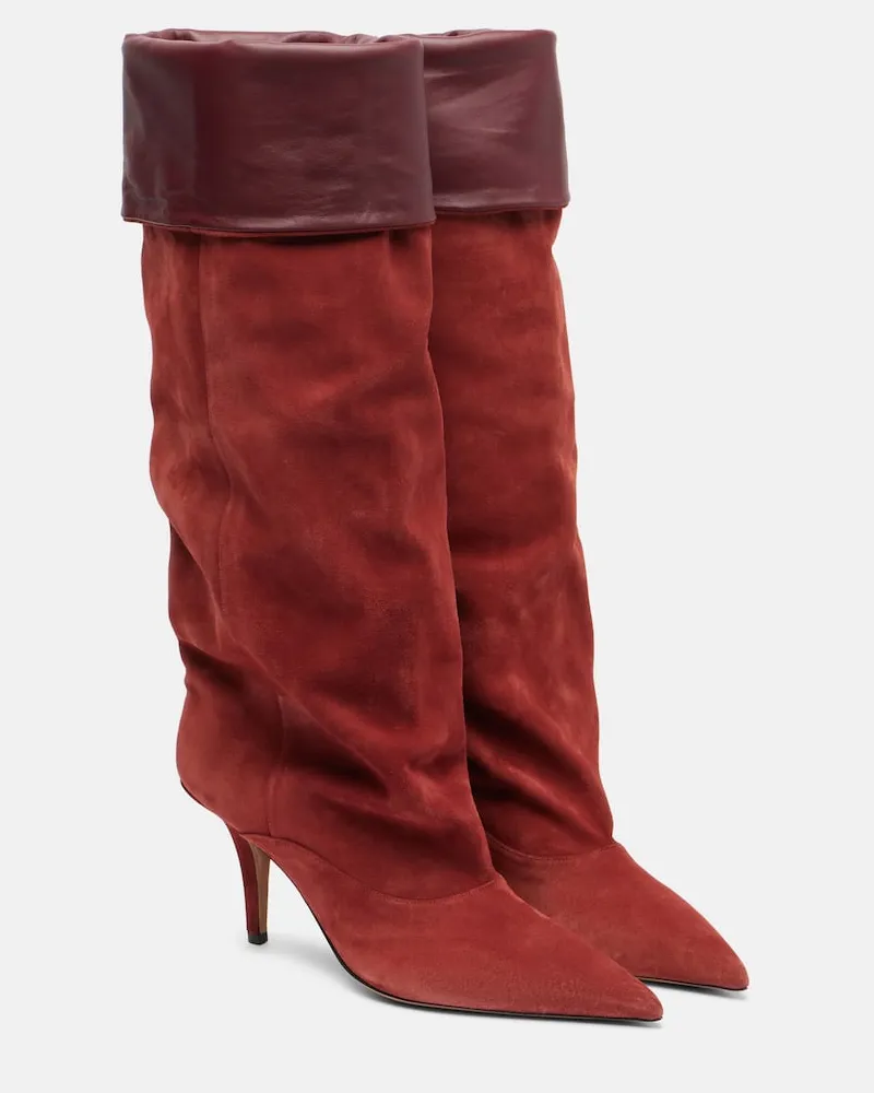 Paris Texas Stiefel Ines 75 aus Veloursleder Braun