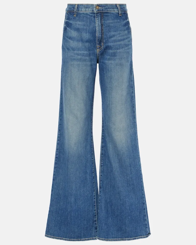 Nili Lotan Mid-Rise Flared Jeans Anna Blau