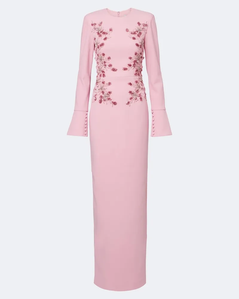 Rebecca Vallance Verzierte Robe Lulee Rosa