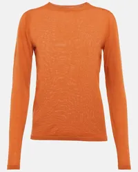 Max Mara Pullover Blasy aus Wolle Orange