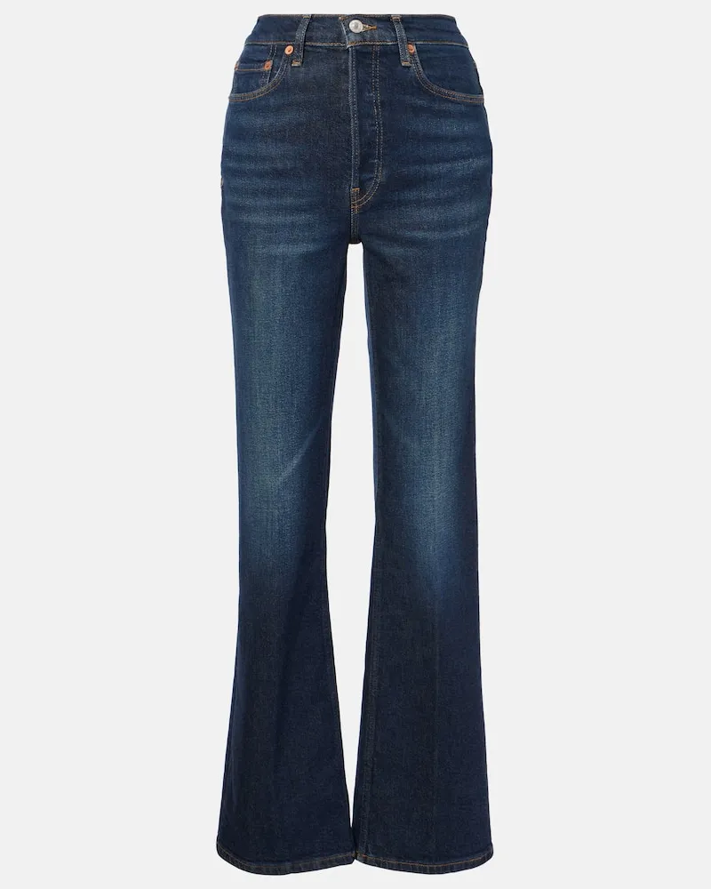 RE/DONE Flared Jeans 70s Blau