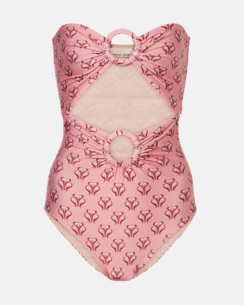 Adriana Degreas Bedruckter Badeanzug Multicolor