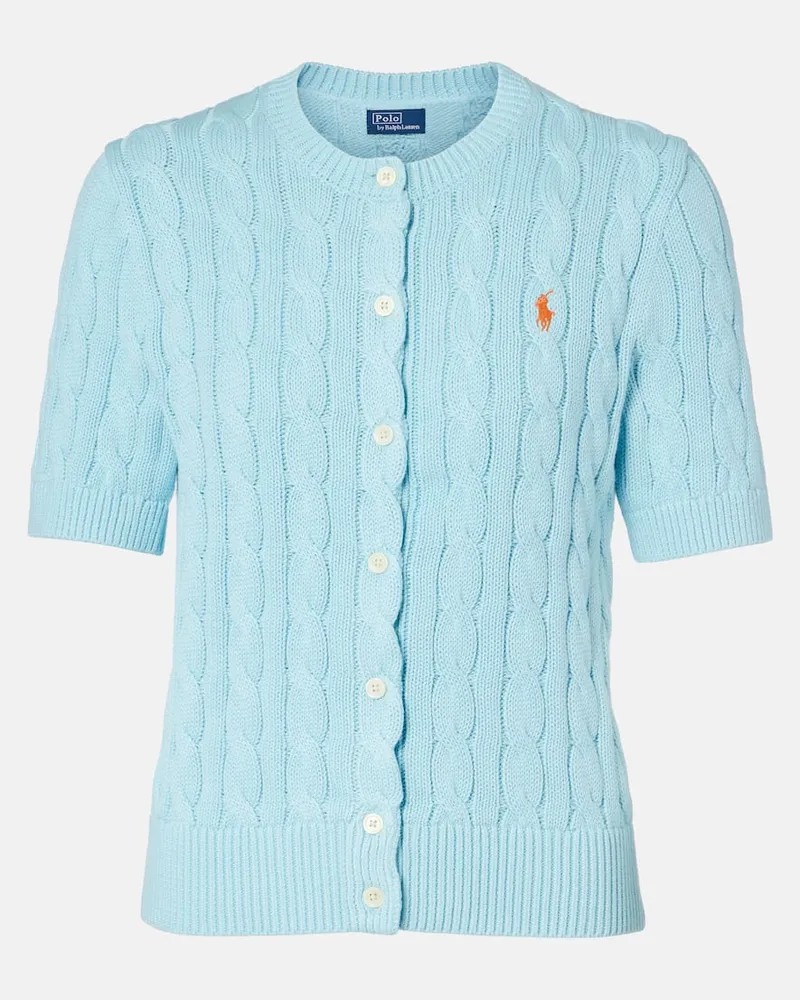 Ralph Lauren Cardigan aus Baumwolle Blau