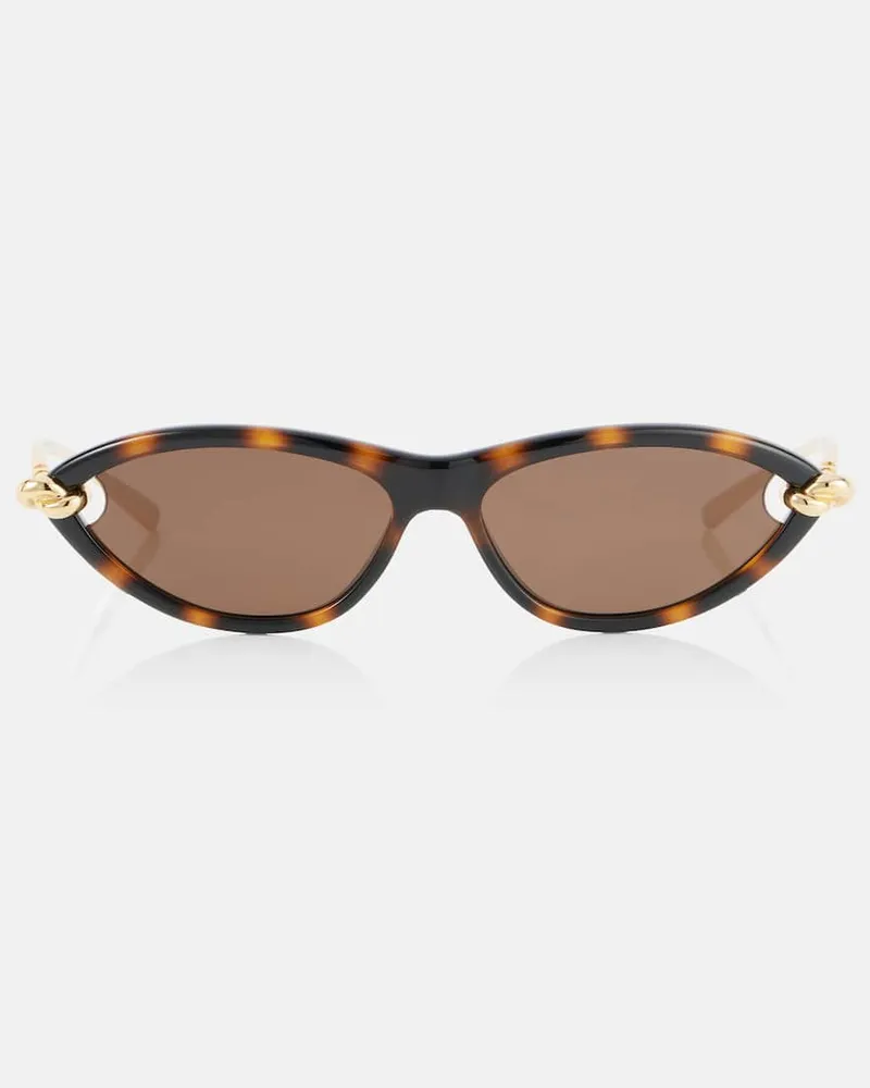 Bottega Veneta Cat-Eye-Sonnenbrille Braun