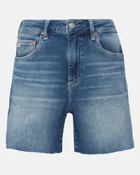 Adriano Goldschmied High-Rise Jeansshorts Ex-Boyfriend Blau