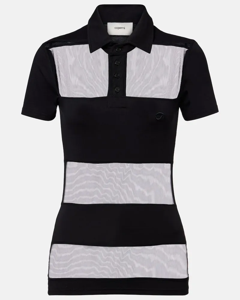 COPERNI Cropped-Top aus einem Baumwollgemisch Schwarz