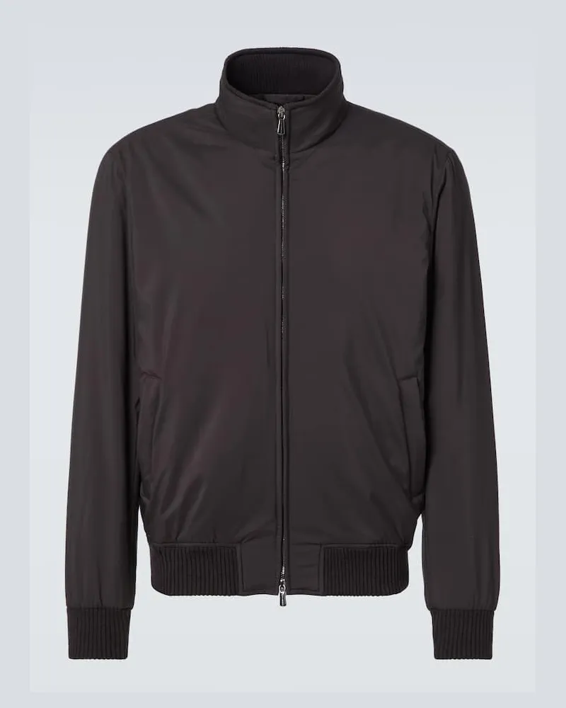 Thom Sweeney Bomberjacke Braun