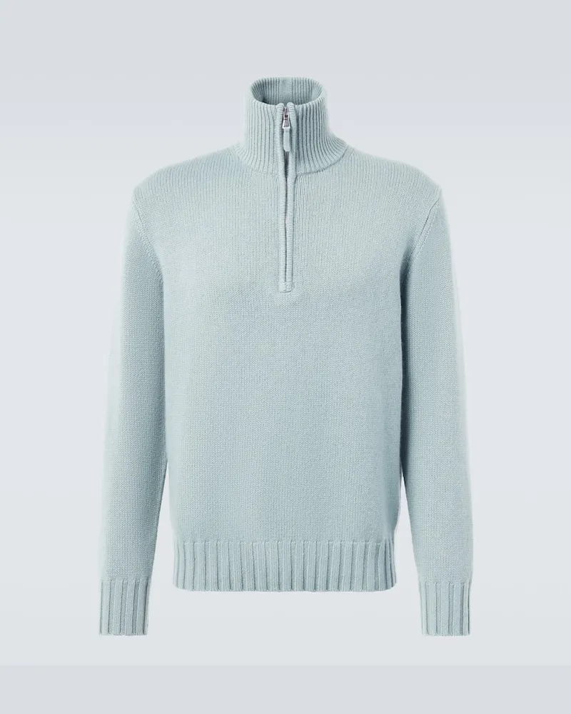 ALLUDE Pullover aus Kaschmir Grün