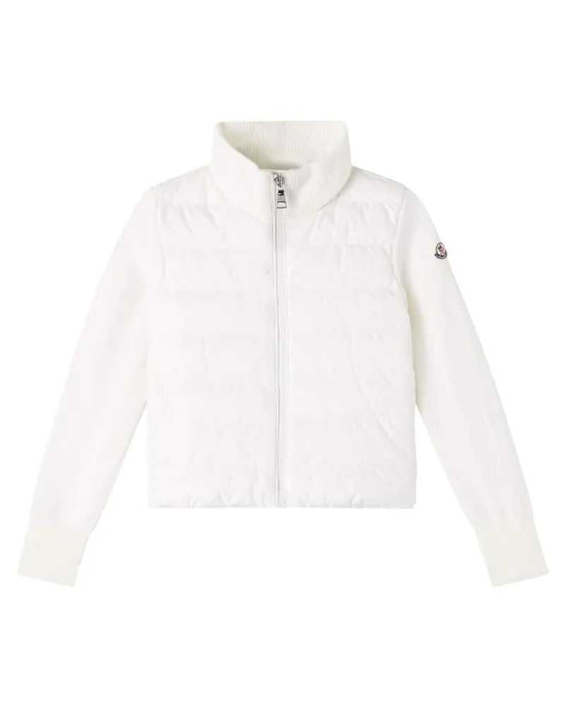 Moncler Jacke mit Daunen Weiß