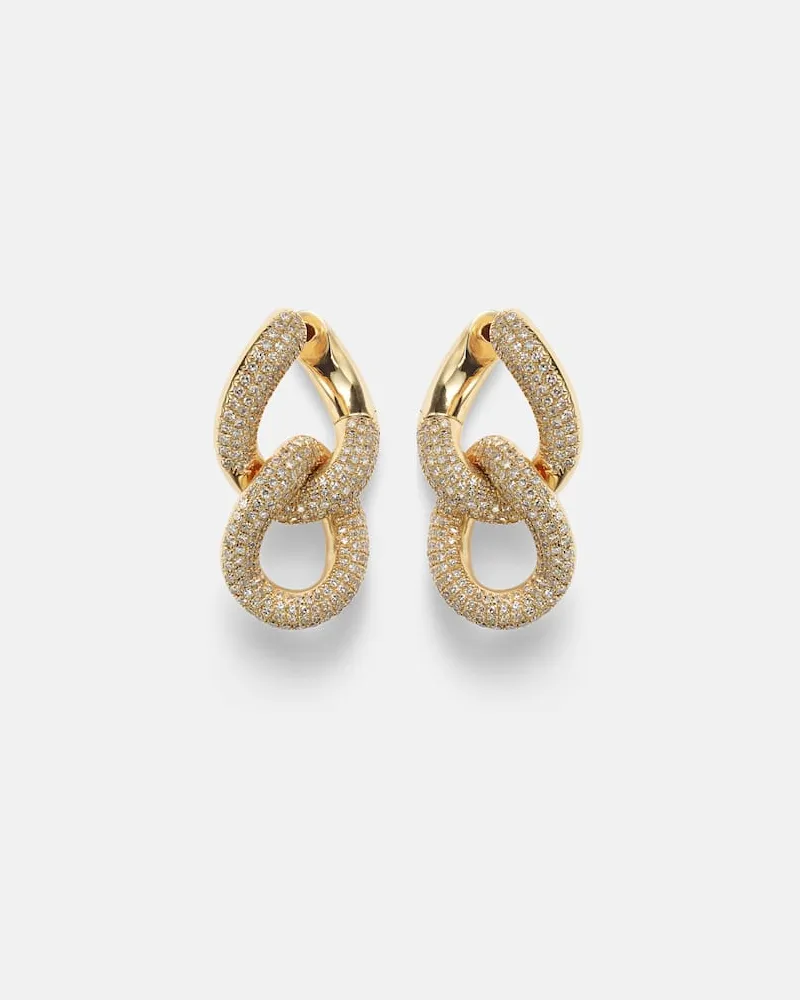 SHAY Ohrringe aus 18kt Gelbgold mit Diamanten Gold