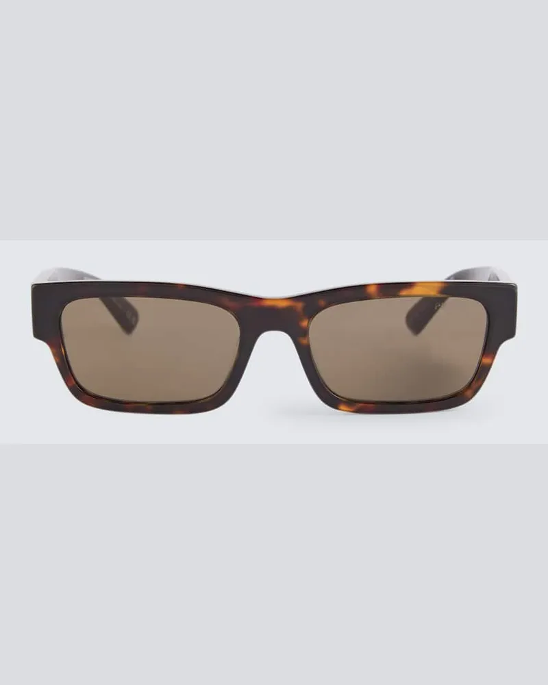 Prada Eckige Sonnenbrille Braun