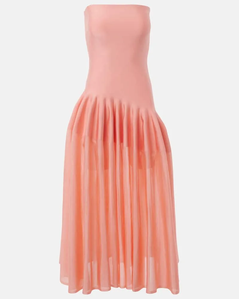 Alaïa Alaïa Maxikleid Pink
