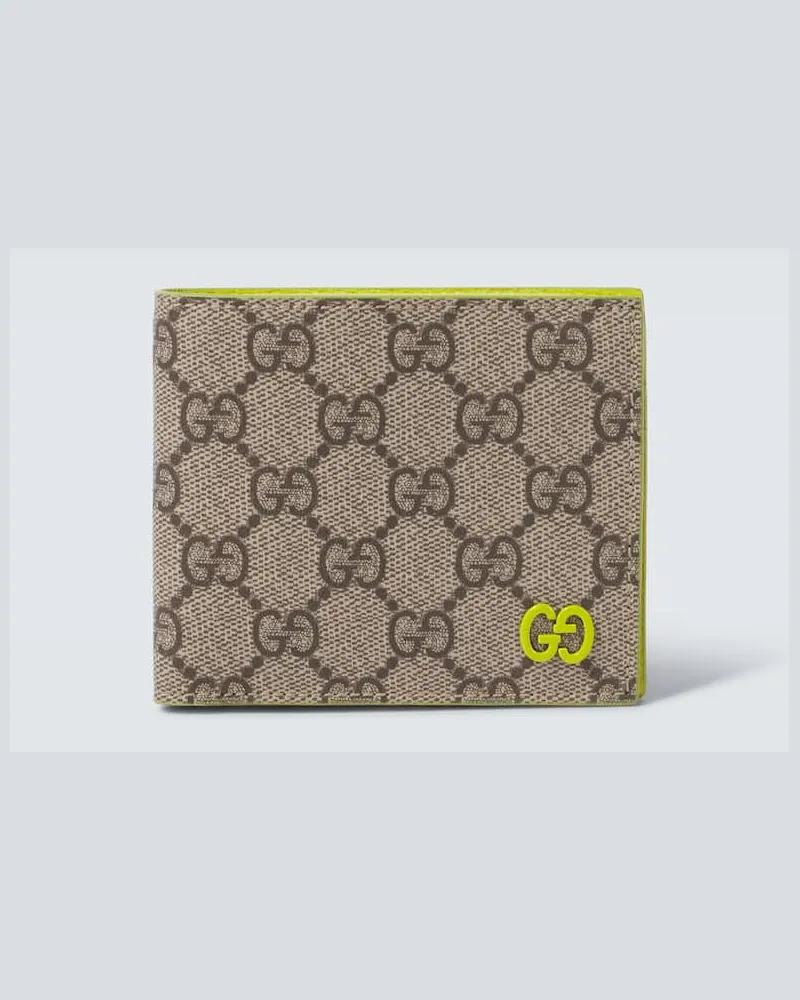 Gucci Portemonnaie GG aus Canvas Braun