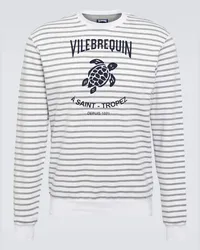 Vilebrequin Sweatshirt Jorasses aus einem Baumwollgemisch Weiss