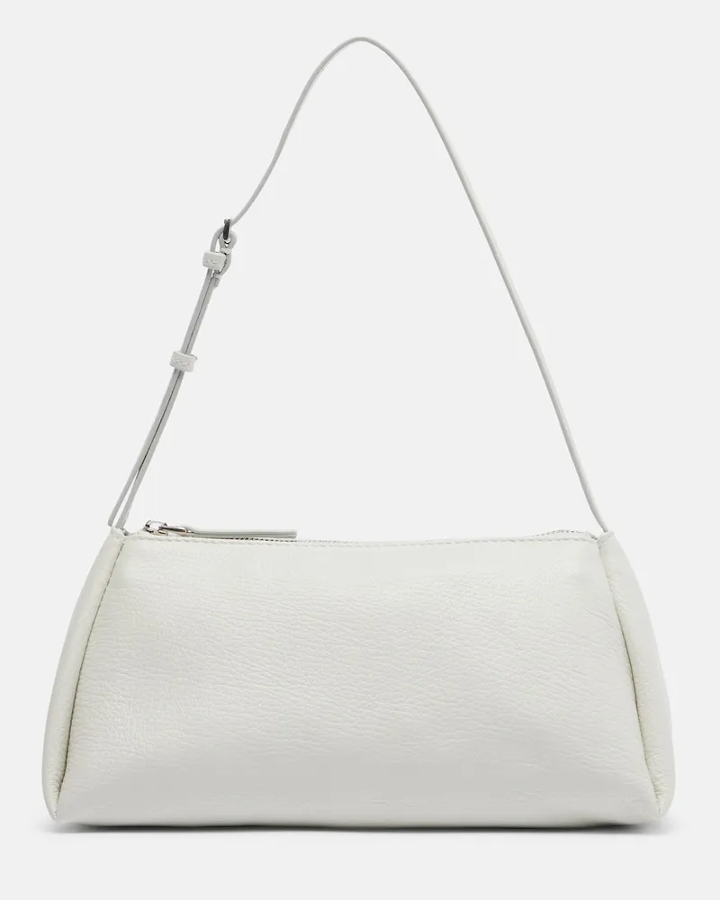 Calvin Klein Schultertasche Aurelis Small aus Leder Weiß