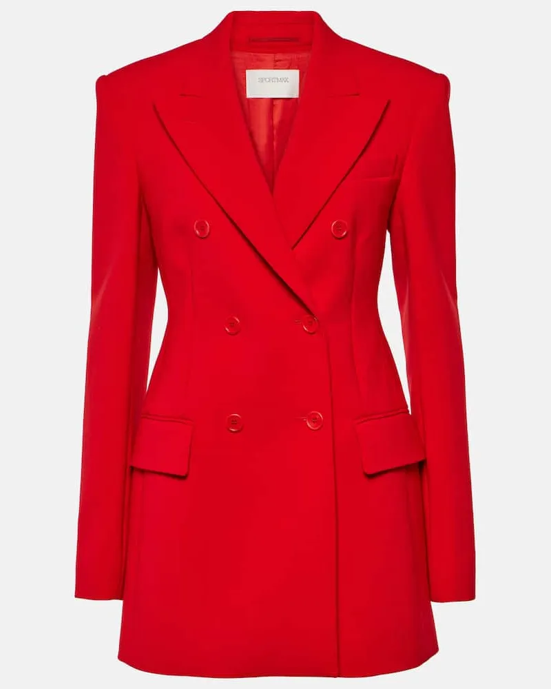 SPORTMAX Blazer Vischio aus einem Wollgemisch Rosa