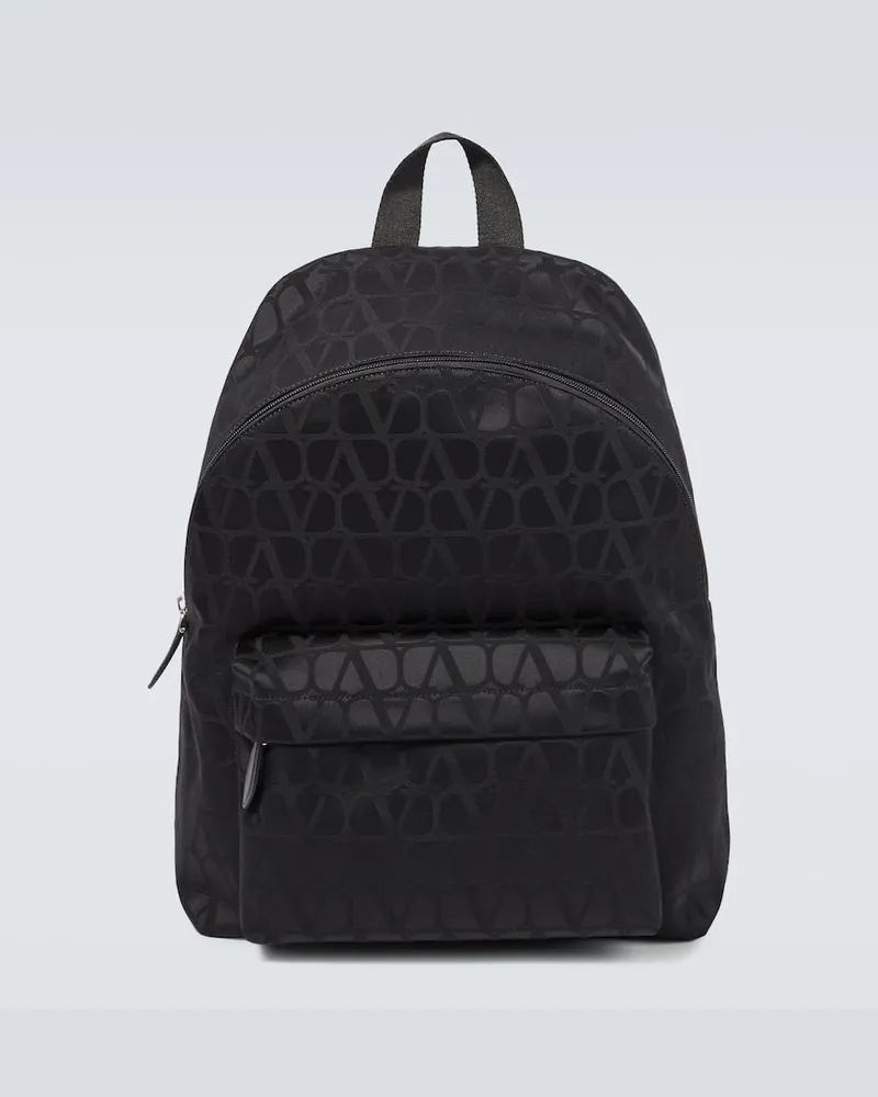 Valentino Garavani Rucksack Toile Iconographe Schwarz