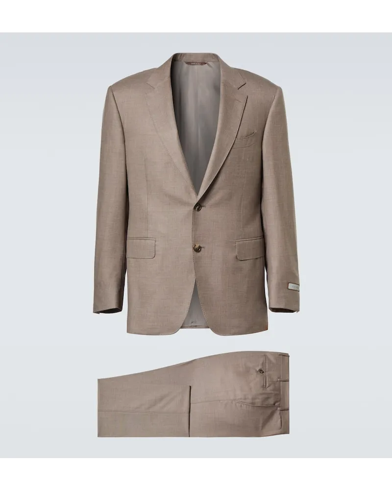 Canali Anzug aus Kaschmir Beige