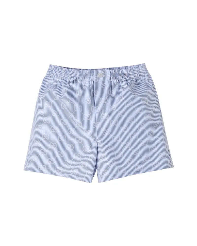Gucci Baby Shorts GG aus Baumwollpopeline Weiß