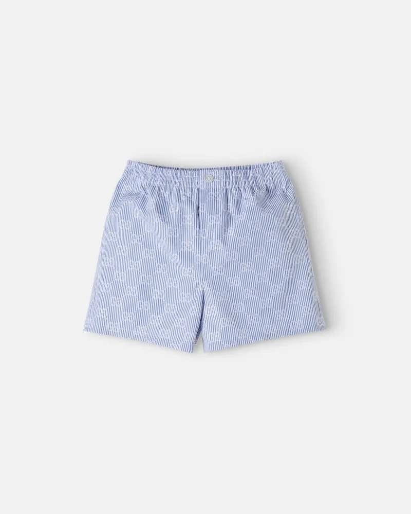 Gucci Baby Shorts GG aus Baumwollpopeline Weiß