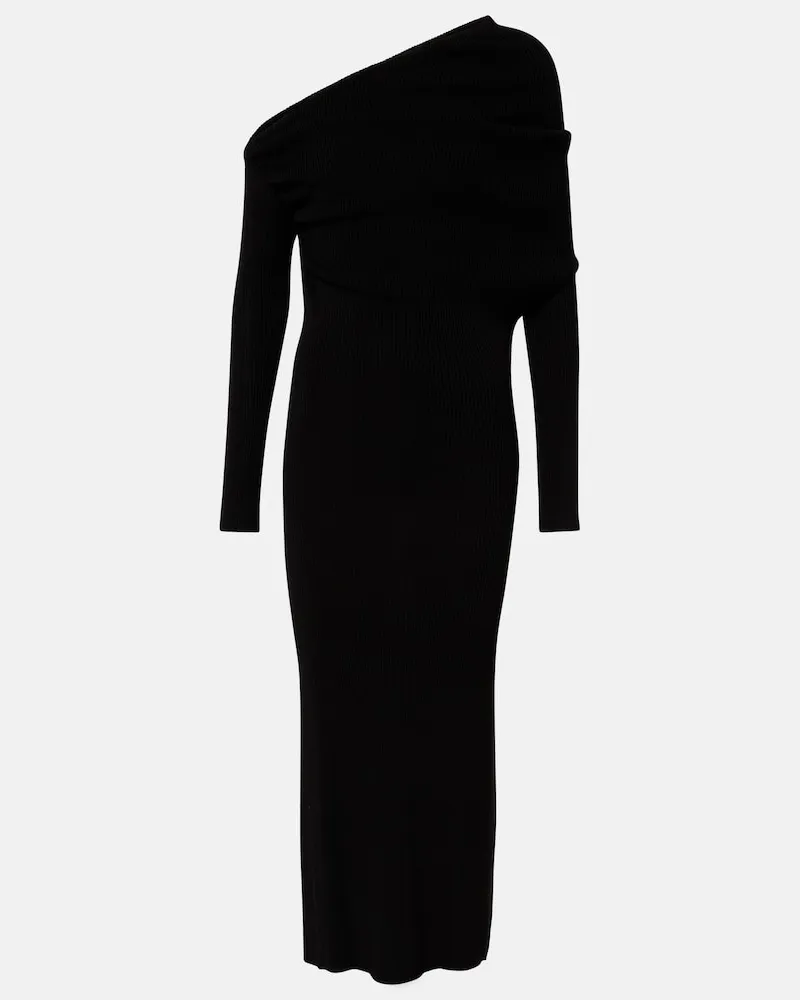Altuzarra Midikleid Berrigan Schwarz