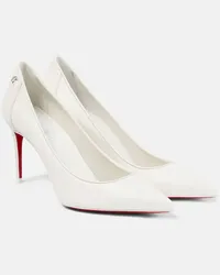 Christian Louboutin Pumps Sporty Kate 85 aus Leder Weiss