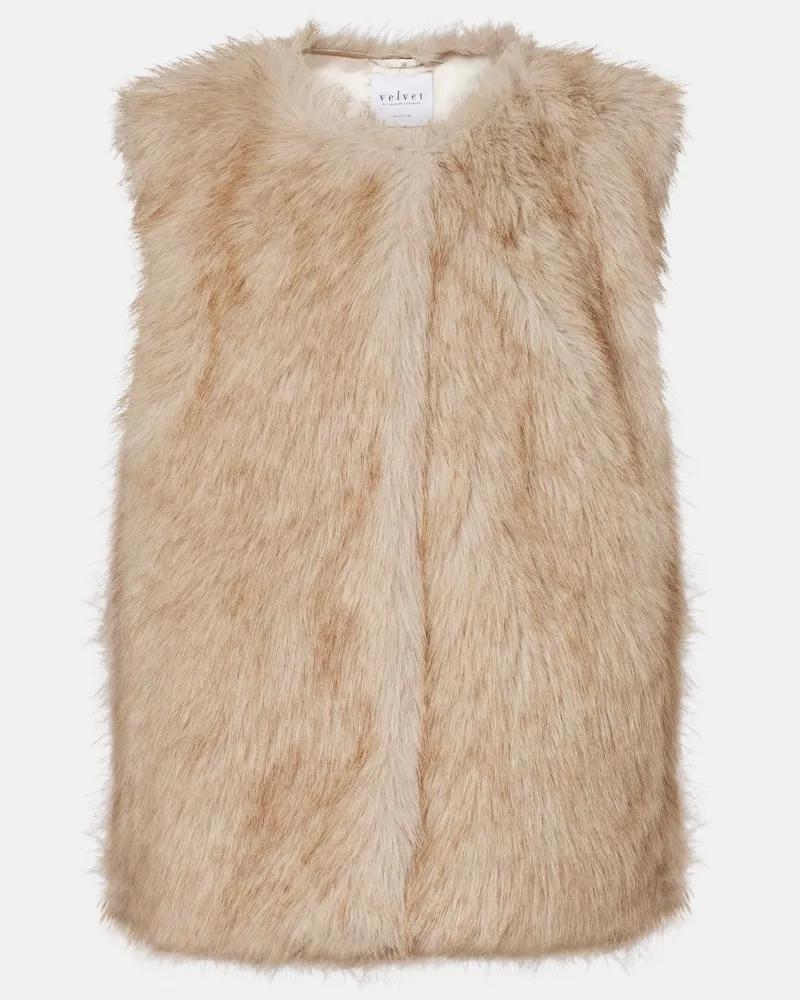 Velvet Weste Anastasia Beige