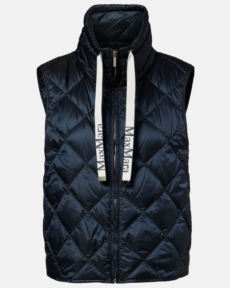 Max Mara The Cube Wattierte Weste Blau