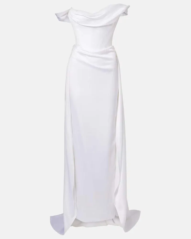 Vivienne Westwood Bridal Bustier-Robe Nova Grace aus Satin Weiß