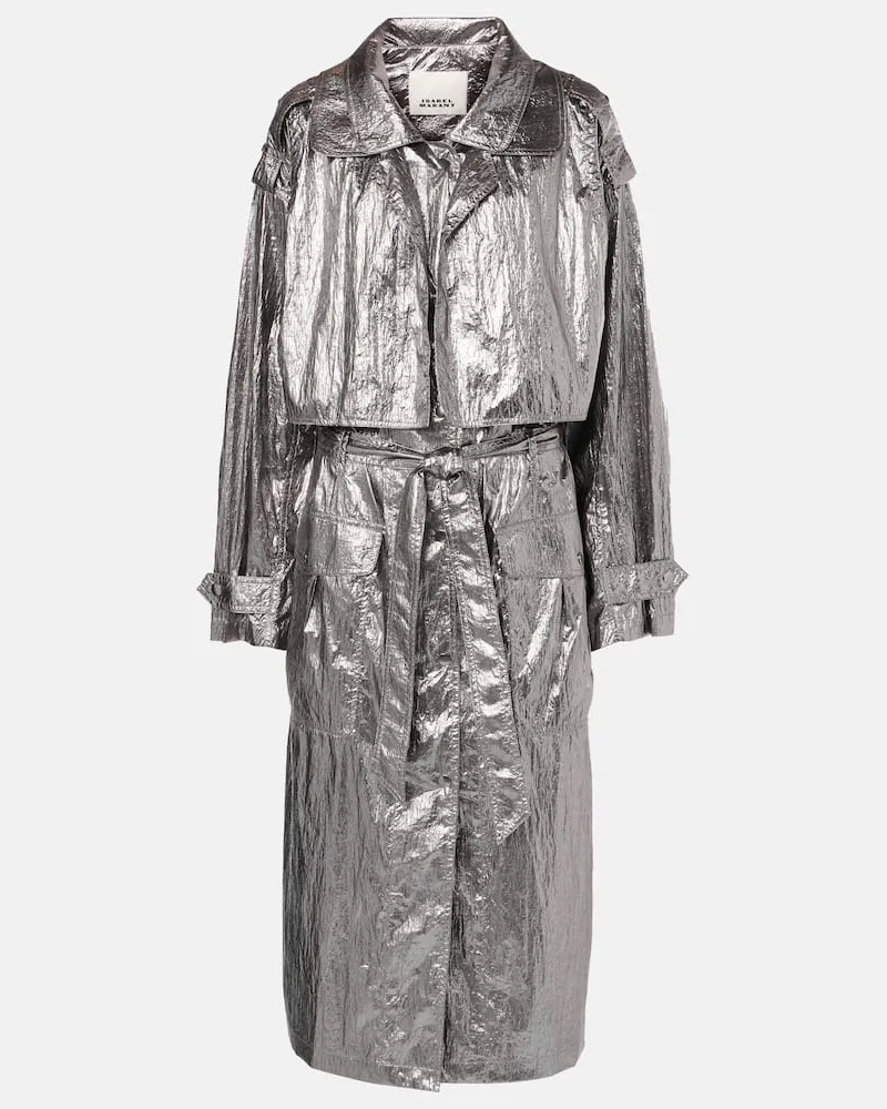 Isabel Marant Trenchcoat Lsikagd Silber