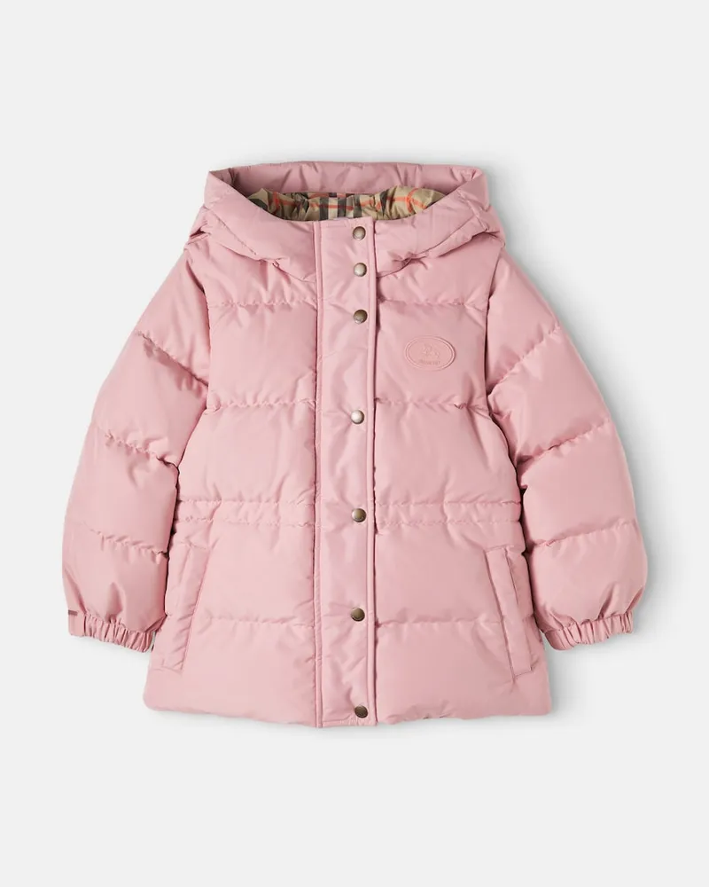 Burberry Wattierte Daunenjacke Rosa