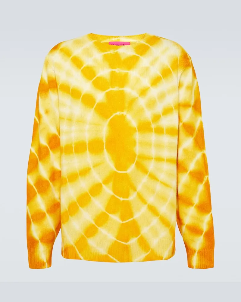 The Elder Statesman Pullover Bullseye Thelma aus Kaschmir Gelb