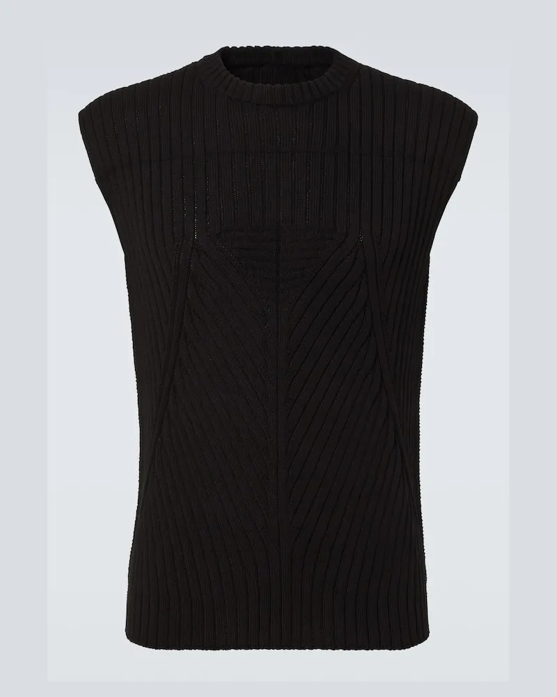 Rick Owens Pullunder aus Baumwoll-Jersey Schwarz