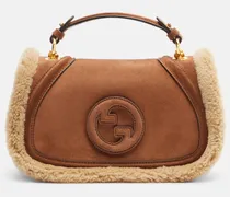 Henkeltasche Gucci Blondie Medium aus Veloursleder
