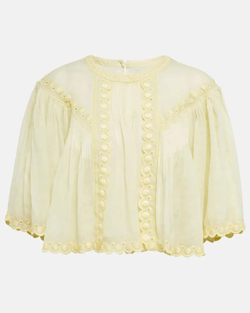 Isabel Marant Bluse Ogalice Gelb